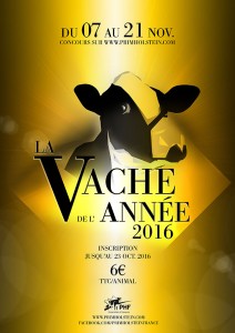 affiche de la Vache de l'Année 2016