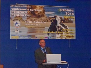 Denis Biéri à la tribune de la Conférence Européenne 2014