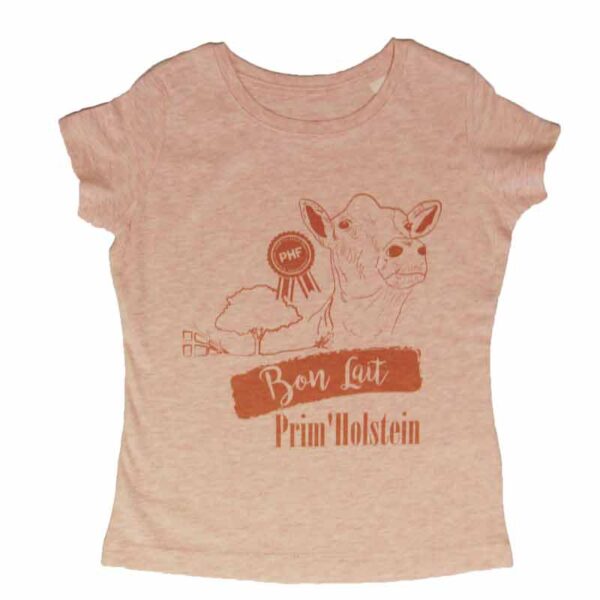 Tee-shirt (fille) - Bon Lait Holstein
